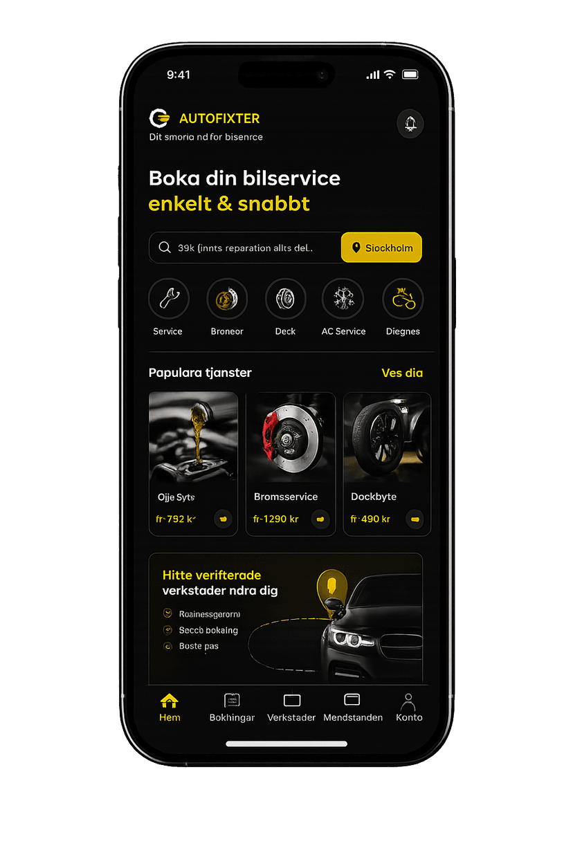 Autofixter iOS app — what we ship for mobile